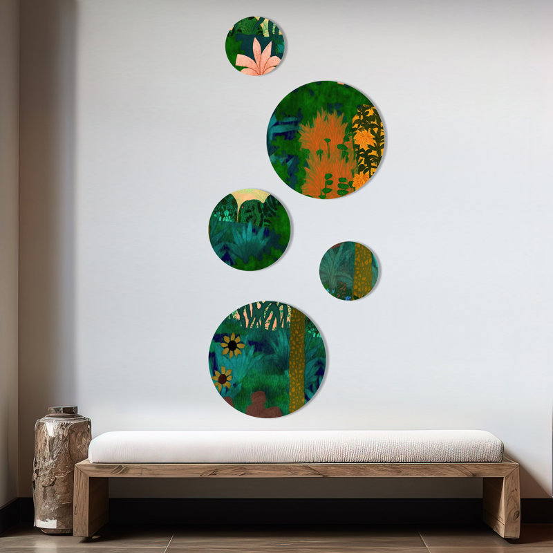 Plants & Flowers Wall Decor on Metal