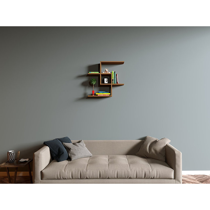 Tisdale Floating Shelf, Brown