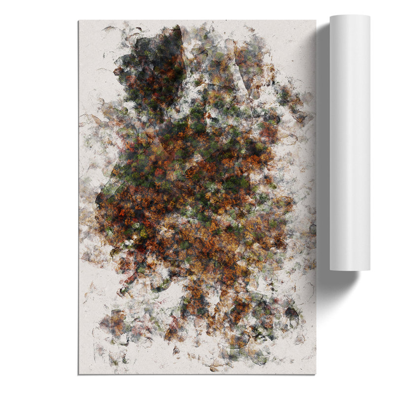 Thousands of Trees - Unframed Painting, 84cm H x 59cm W x 0.1cm D