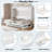 Murphy Bed With Vanity Desk, Center Mirror And 2 Side Drawers-981666113