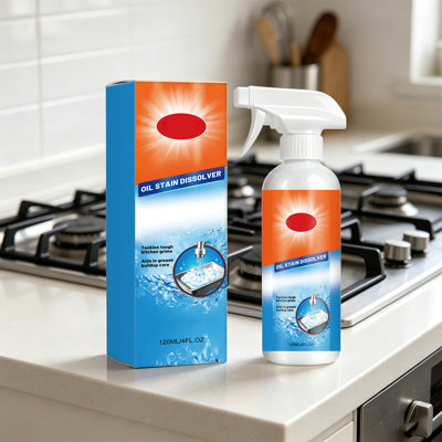 stain remover Oil Stain Remover For Daily Kitchen Range Hood And Stove Countertop. Warm And Convenient Cleaning Agent For Oil Stains And Dirt 120ml