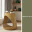 Table d'appoint creuse, texture semblable au bois-268979248