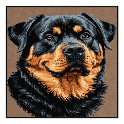 Tapis lavable pour chiens Rottweiler