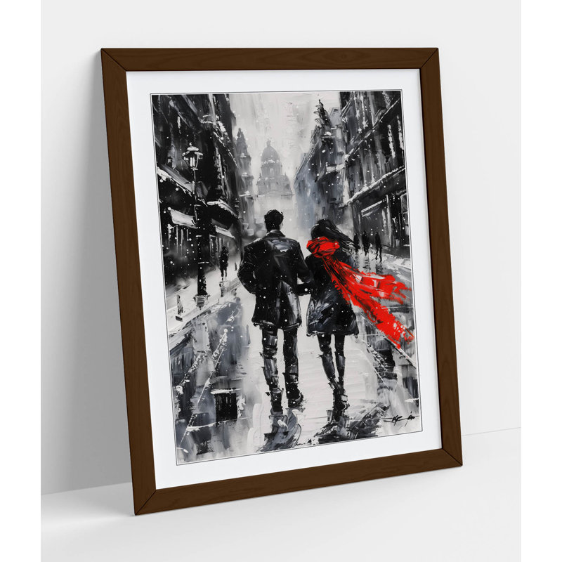 Wrapped Canvas Print, 119.38cm H x 162.56cm W, Brown, Brown