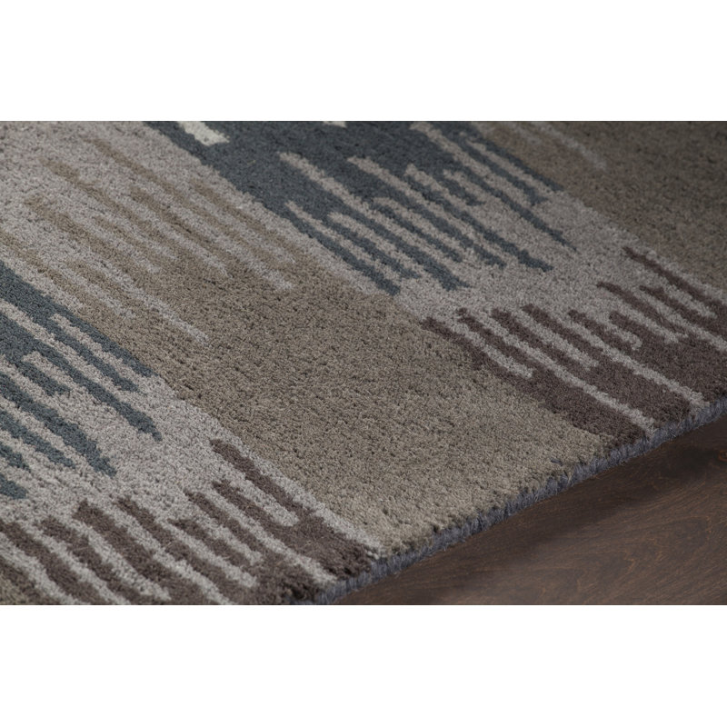 Navyan Brown/Black Area Rug, 7'9" x 10'6"