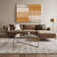 Minimalisme 100, art mural sur toile brune-1312335499