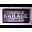 Enseigne lumineuse DEL «Muscle Garage Full Service Open 24 Hours»