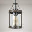 Mini-luminaire suspendu simple 10 po avec finition gris foncé Dayton