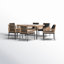Ensemble repas pour 6 personnes avec coussins Becton