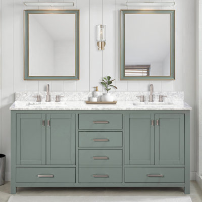 Souther 72" Double Bathroom Vanity with Top