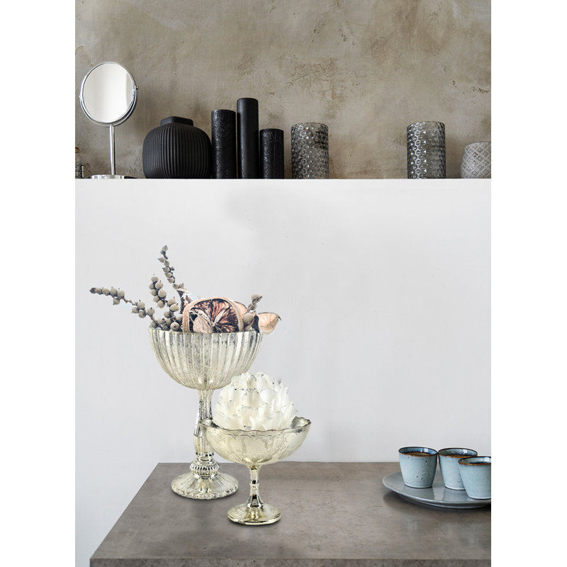 Pot en verre Otter, H 10,75 po x l 7,25 po x P 7,25 po