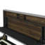 Lit plateforme tapissier double avec tête de lit, lit gigogne simple, 2 tiroirs et un ensemble de prises et ports USB, tissu en lin