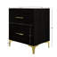 Ensemble de chambre à coucher 3 pièces avec revêtement standard Lauren-920147955-920147956