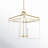 4 - Light Dimmable Lantern Geometric Chandelier-65237598-65237599