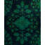 Overdyed Hand-Knotted Wool Modern-Contemporary Green Area Rug 3' 2" x 5' 4"