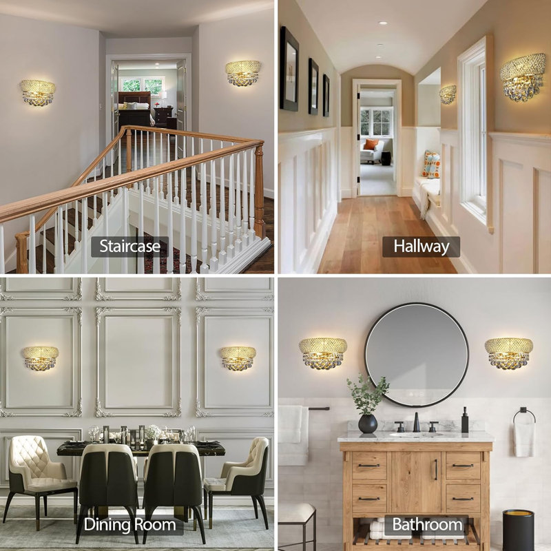 2-Light Empire Style Ceiling Mounted Light