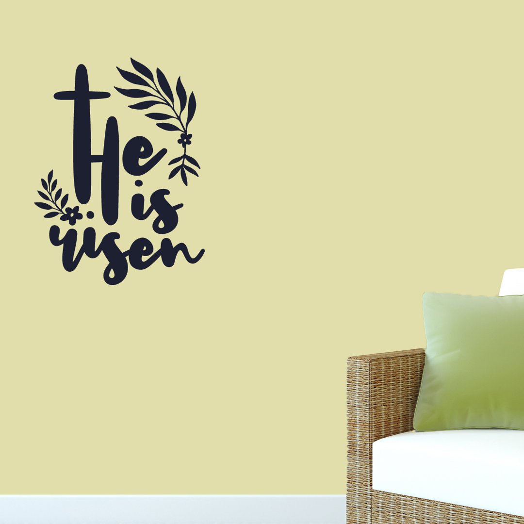 Text & Numbers Wall Decal Red Barrel Studio® 