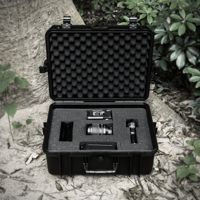 Versatile Plastic Container, Waterproof And , For Multiple Uses - Black Storage Box With Ergonomic Handles