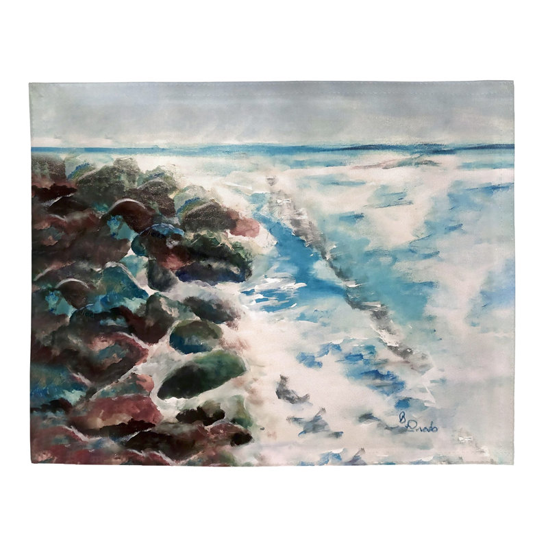 Ensemble de 4 napperons Rough Ocean
