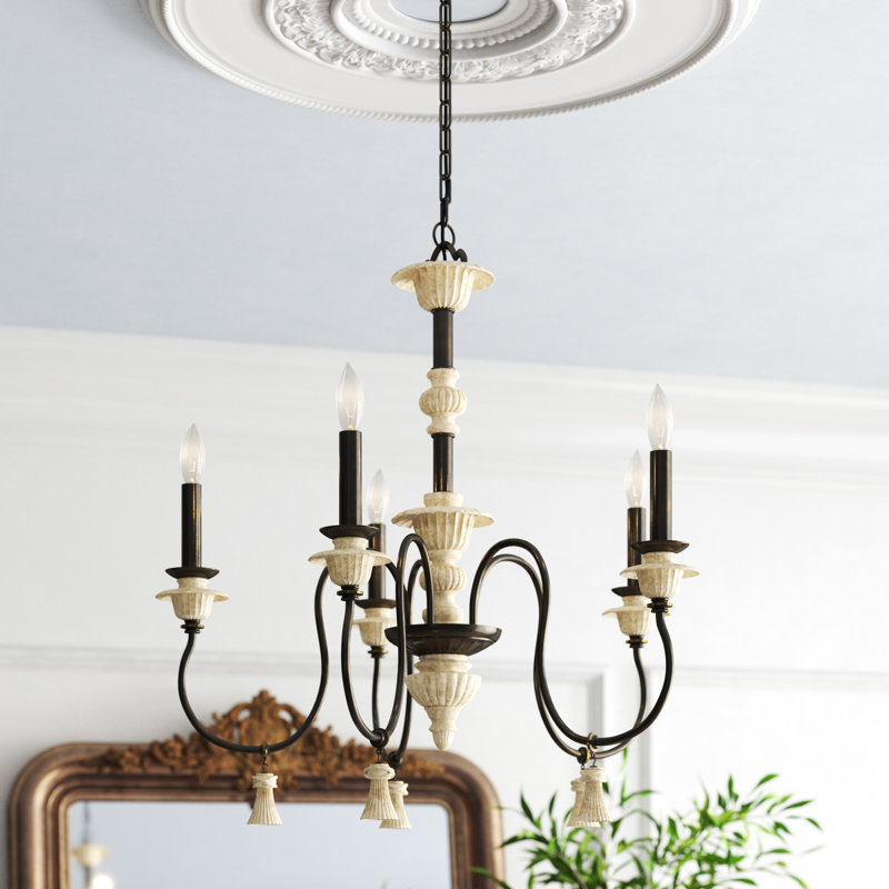 Lustre 5 lumières façon bougie Bridlington