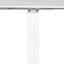Console extensible, 118,50 po, blanc, pratique pour les salles d'étude, matériaux de bureau multifonctionnels, option d'économie d'espace-285497041