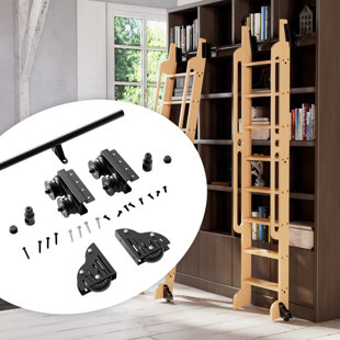 The Ultimate Closet Ladder: A DIY Library Ladder with Hooks - The