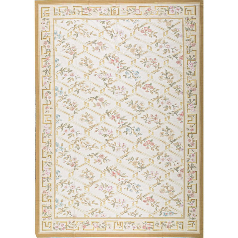 Wool Floral Area Rug