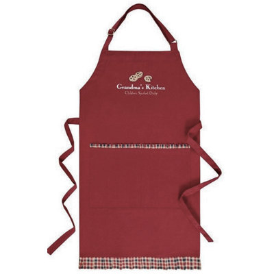 Solid Colour Bib Apron