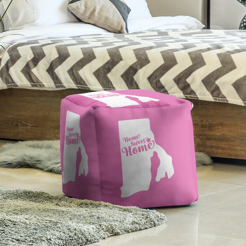 Repose-pieds à cubes providence the home, Rose