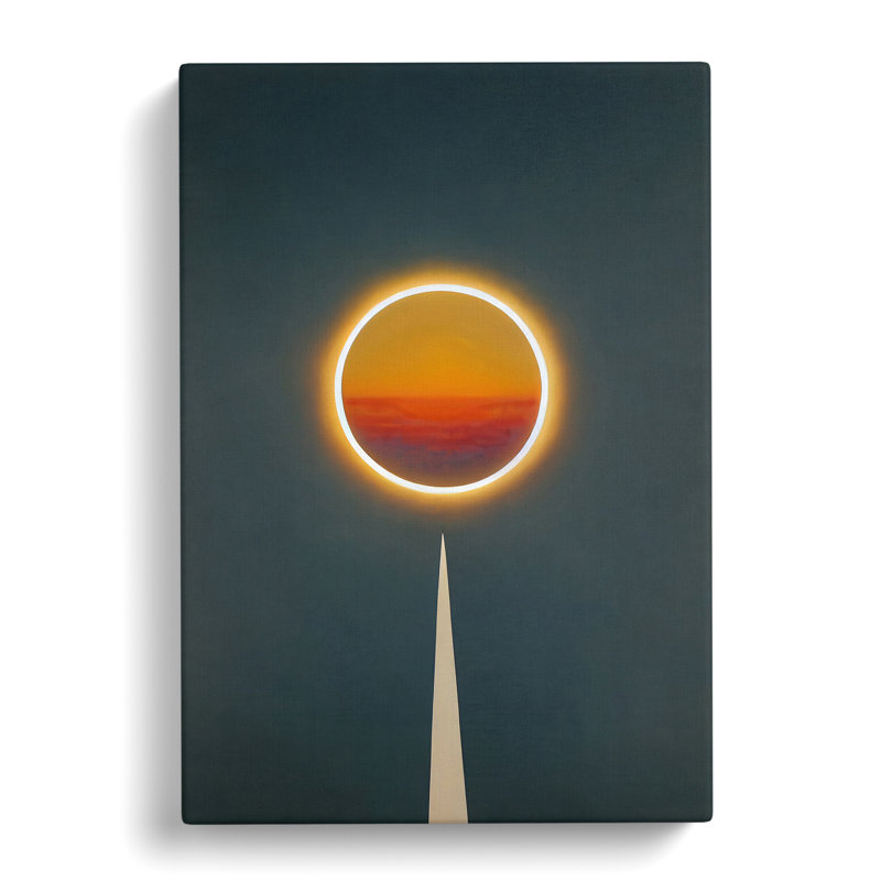 Contemporary Sun Vol.1 - Wrapped Canvas, 50cm H x 35cm W x 3cm D
