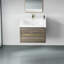 Meuble-lavabo de 30 po avec lavabo. Espace de rangement flottant gris cendré. Pré-assemblé pour plus de commodité. Organisation intérieure en forme de U. Comptoir en résine de pierre. Mécanisme de tiroir à fermeture silencieuse.