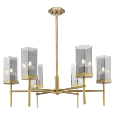 Downtown Urban - Nemec - Lustre suspendu 6 lumières 32 po 