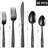 Black Silverware Set-111667054