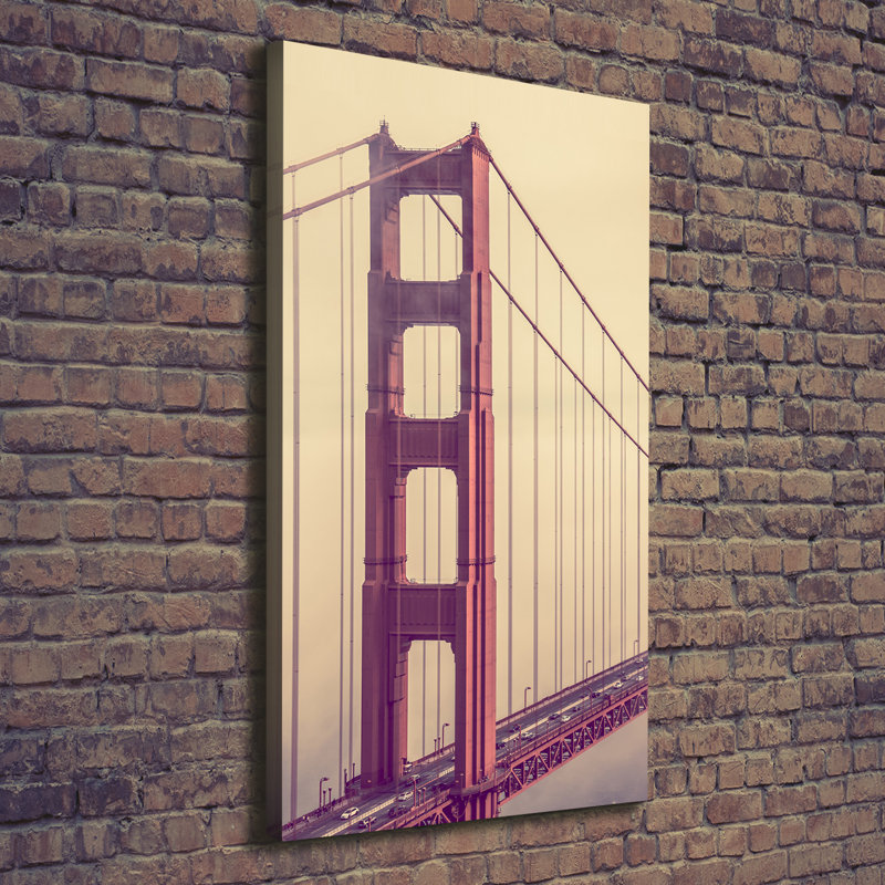 San Francisco Bridge - Wrapped Canvas Print, 140cm H x 70cm W