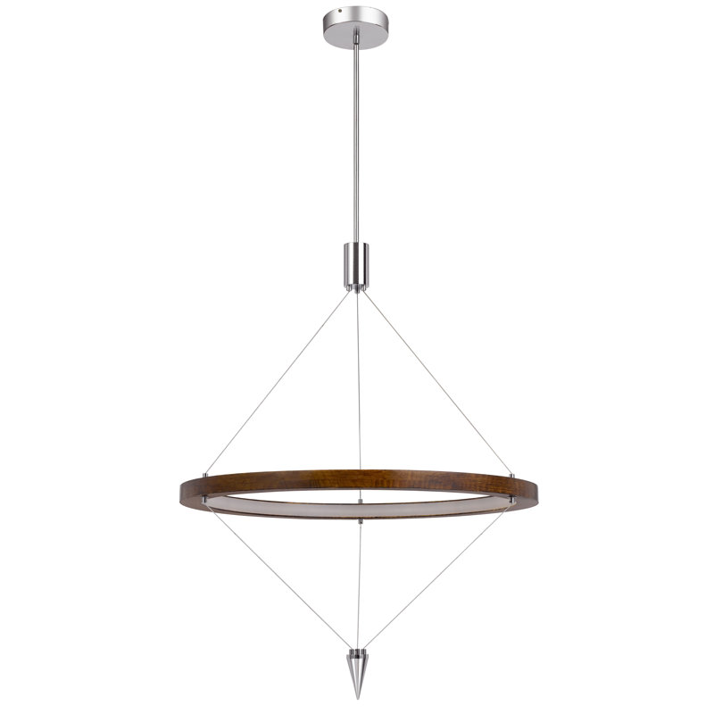 Luminaire suspendu géométrique unique à 1 lumière à DEL Myren