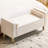 Upholstered Storage Bench with Two Pillows and Arms, Button-Tufted End of Bed Bench for Living Room, Bedroom, Entryway-108276546-108276547