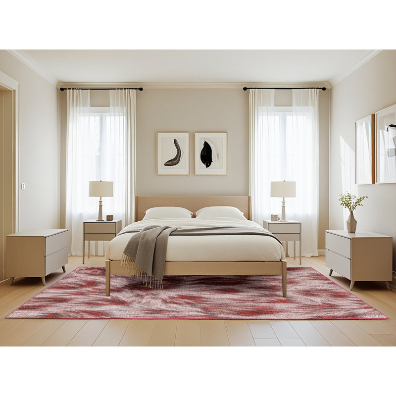 Abstract Indoor Rug, Rectangle 5' x 8'