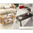 31.5 Inch Coffee Table with 2-Tier Storage, Modern Industrial Rectangular Living Room Table, Compact MDF & Particle Board Build, Durable & Easy Assembly, Ideal for Apartments & Offices