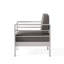 CHAISE CLUB AVEC COUSSIN COMPRIMÉ