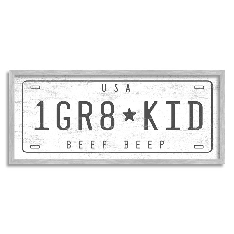 «One Great Kid Expression» par Daphne Polselli, H 10 po x l 24 po x P 1,5 po, Estampe numérique Farmhouse