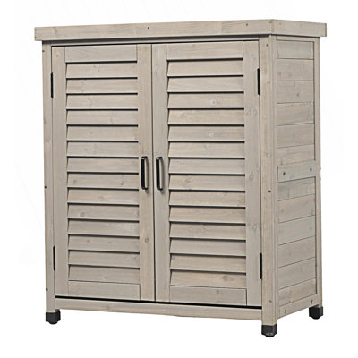 Armoire de rangement avec plateau en métal, poste de travail de jardin, armoire de vestibule