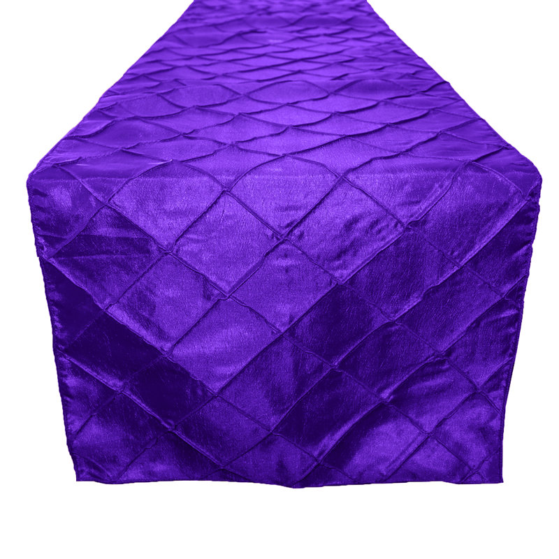 Solid Color Table Runner, 108" x 12", Purple