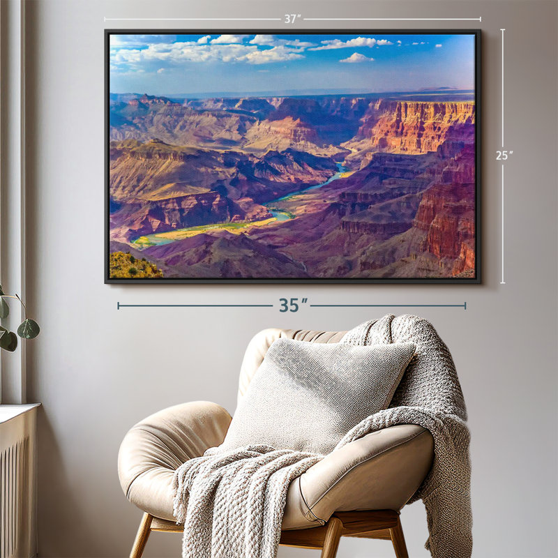 Nature «Grand Canyon Hues Wall Art», H 25 po x l 37 po