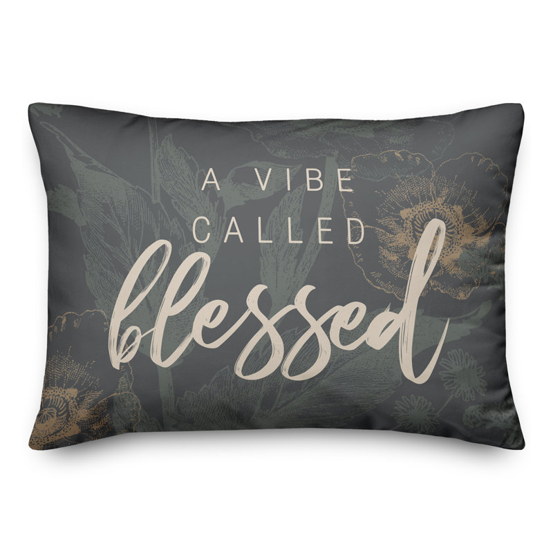  Polyester Lumbar Rectangular Indoor/Outdoor Pillow Cover & Insert
