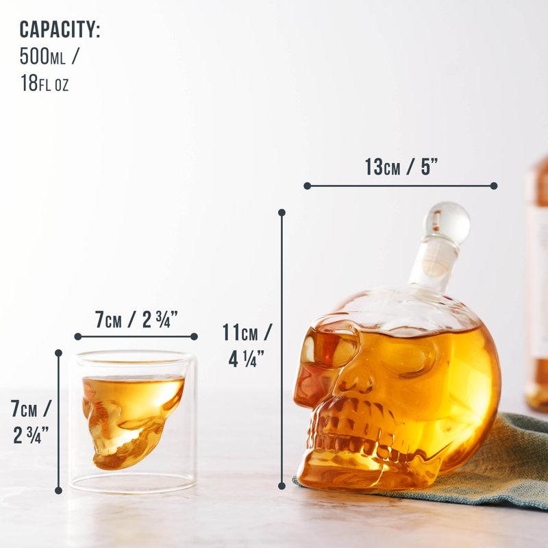 8 Piece Whiskey Decanter Set