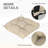 19" x 19" x 5" Tufted Outdoor Chair Cushions-384136567