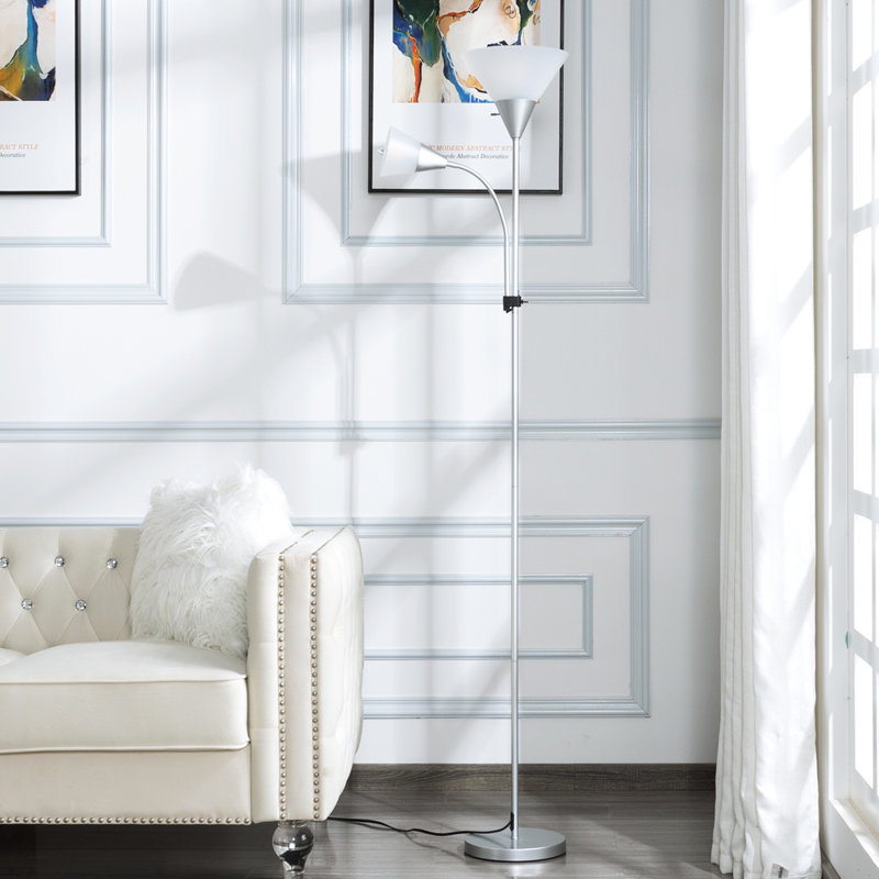 71.3” Tochiere Floor Lamp, Silver