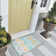 Chenille Washable Ikat Indoor / Outdoor Rug