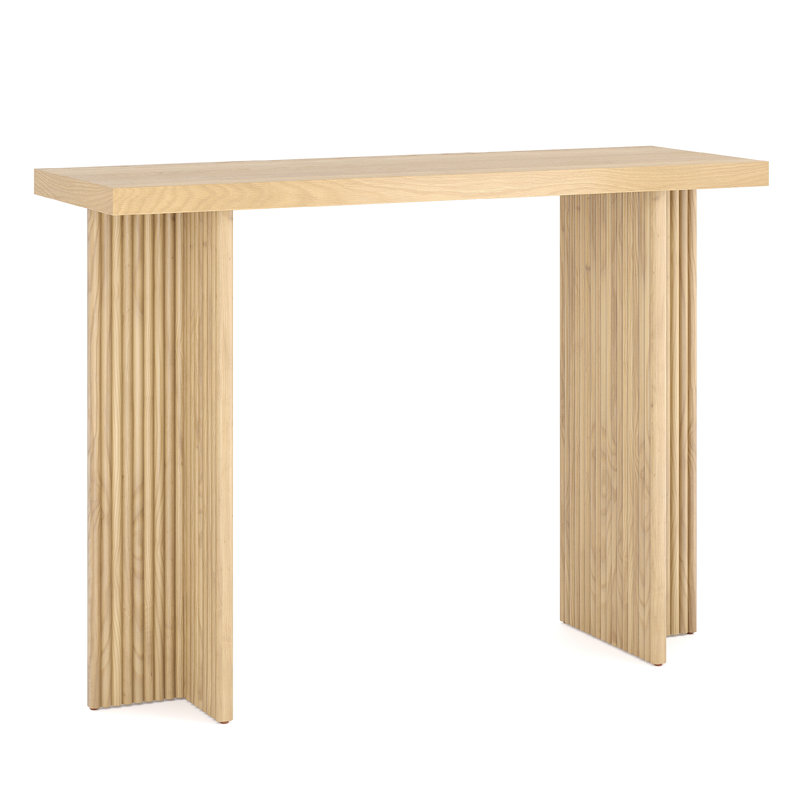 Armillia 41.8'' Console Table, Natural Oak
