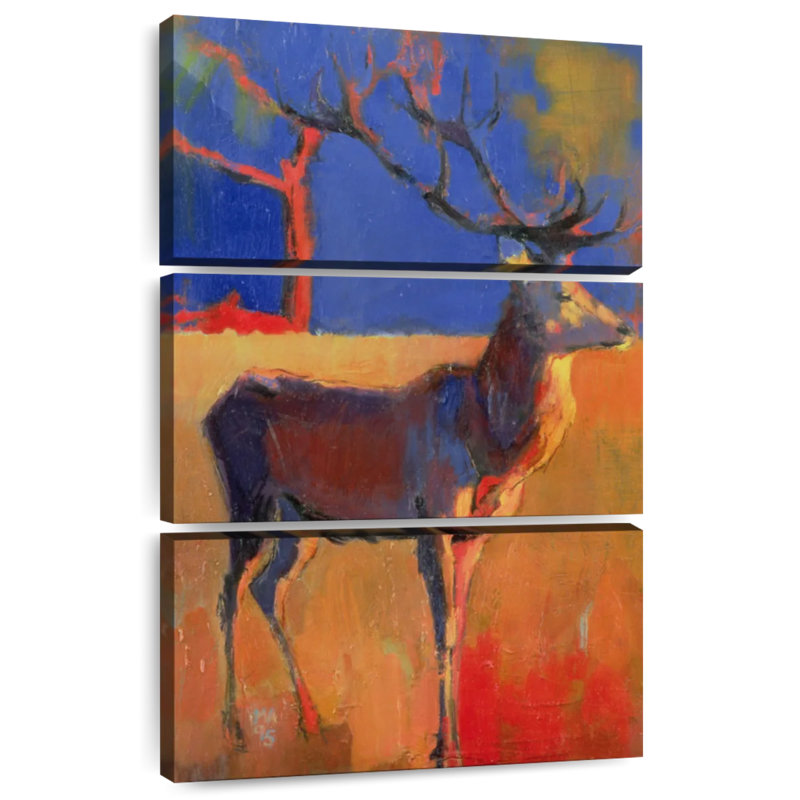 Brampt, l'arbre rouge, H 45 po x l 28 po